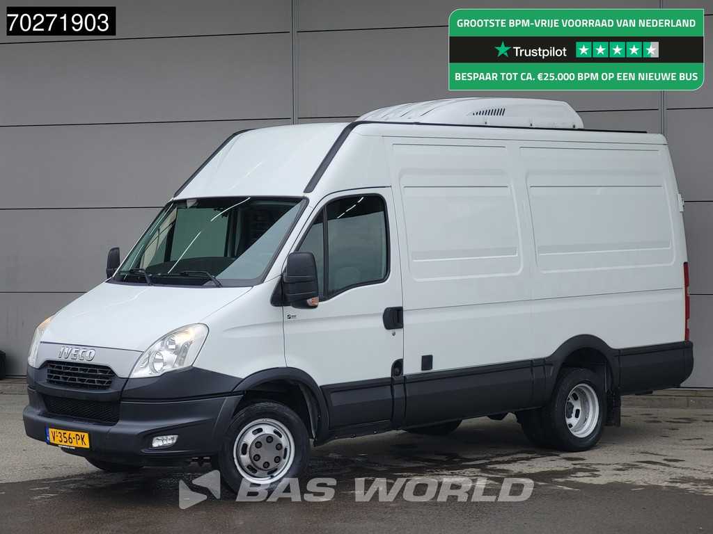 Iveco Daily 50C17 3.0L Koelwagen Kerstner 220V Stekker 3,5t Trekhaak Airco Cruise Camera Koel Koeler Kühler Kühlwagen 9m3 Airco Trekhaak Cruise control