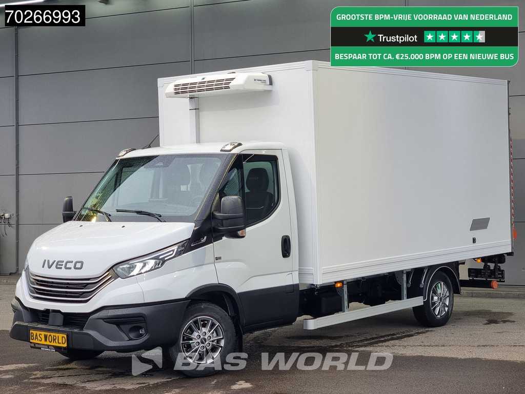 Iveco Daily 35S18 3.0L Laadklep Koelwagen Vriezer Thermoking V-200 MAX 220V stekker -18 LED Navi Airco ACC Koel Koeler Kühler Kühlwagen Kühlkoffer Vries Frigo Airco