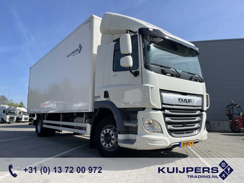 DAF CF 260 FA / 18 Ton / 93 dkm / Box / Laadklep / APK 09-25