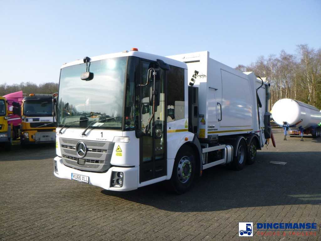 Mercedes Econic 2630 6x2 RHD Faun refuse truck