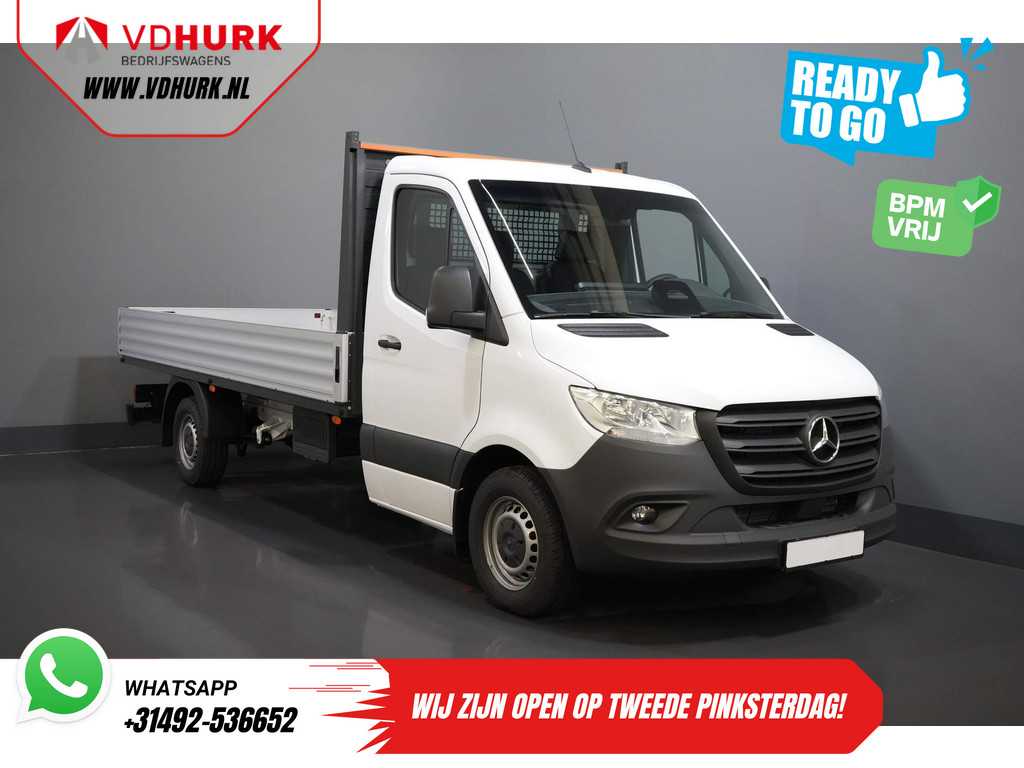 Mercedes-Benz Sprinter 317 CDI Aut. L3 RWD BPM VRIJ/ Open Laadbak/ 3.5t Trekverm./ Camera/ MBUX/ Cruise