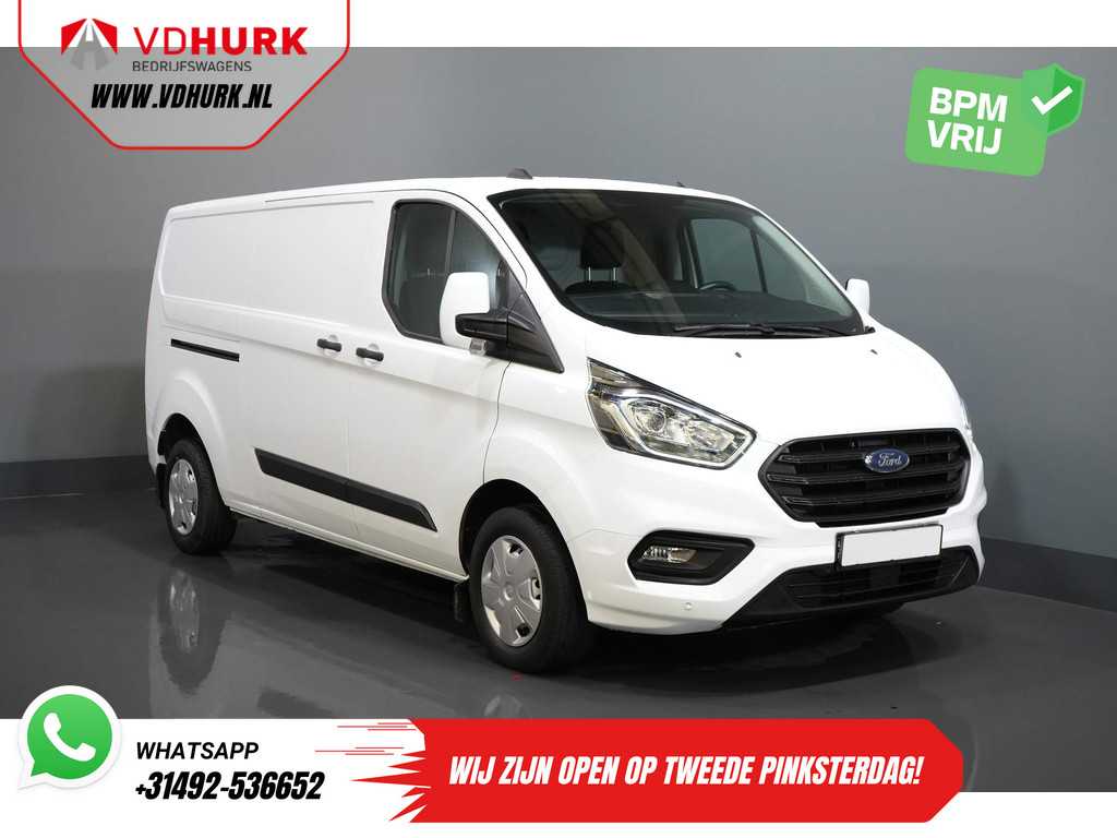 Ford Transit Custom 2.0 TDCI 130 pk L2 2.8t Trekverm./ Voorruit verw./ Cruise/ PDC V+A/ DAB