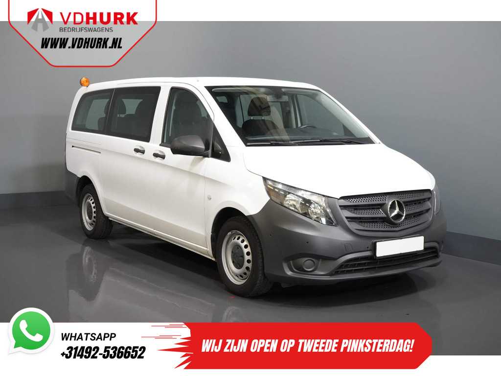Mercedes-Benz Vito Tourer 110 CDI L2  € 32.110- incl. BTW/BPM Combi/ Kombi/ 9 Pers./ 9P/ 9 Persoons/ Navi/ Cruise/ PDC/ Airco
