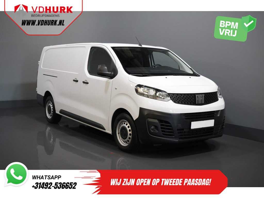 Fiat Scudo 2.0 MJ 145 pk Aut. L3 Inrichting/ Standkachel/ Stoelverw./ Cruise/ Airco/ Trekhaak