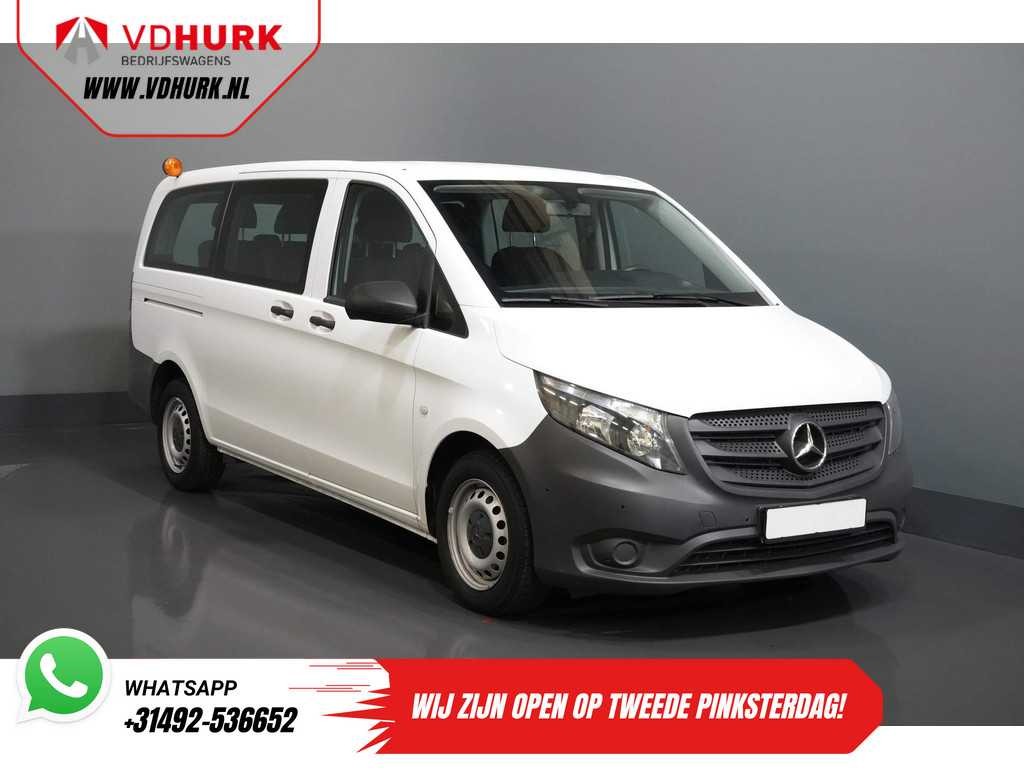 Mercedes-Benz Vito Tourer 110 CDI L2 € 32.110,- incl. BTW/BPM Combi/ Kombi/ 9 Pers./ 9P/ 9 Persoons/ Navi/ Cruise/ PDC/ Airco