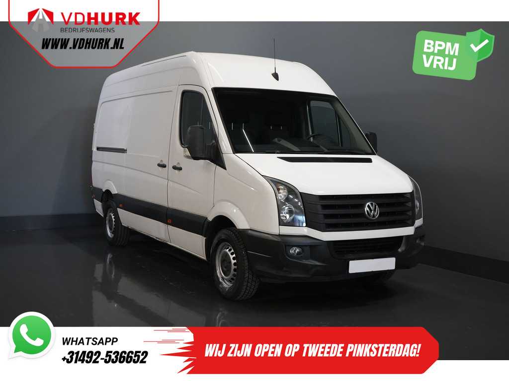 Volkswagen Crafter 2.0 TDI L2H2 EXPORT ONLY Riem V.V/ Cruise/ Airco/ Trekhaak/ APK 12-2025