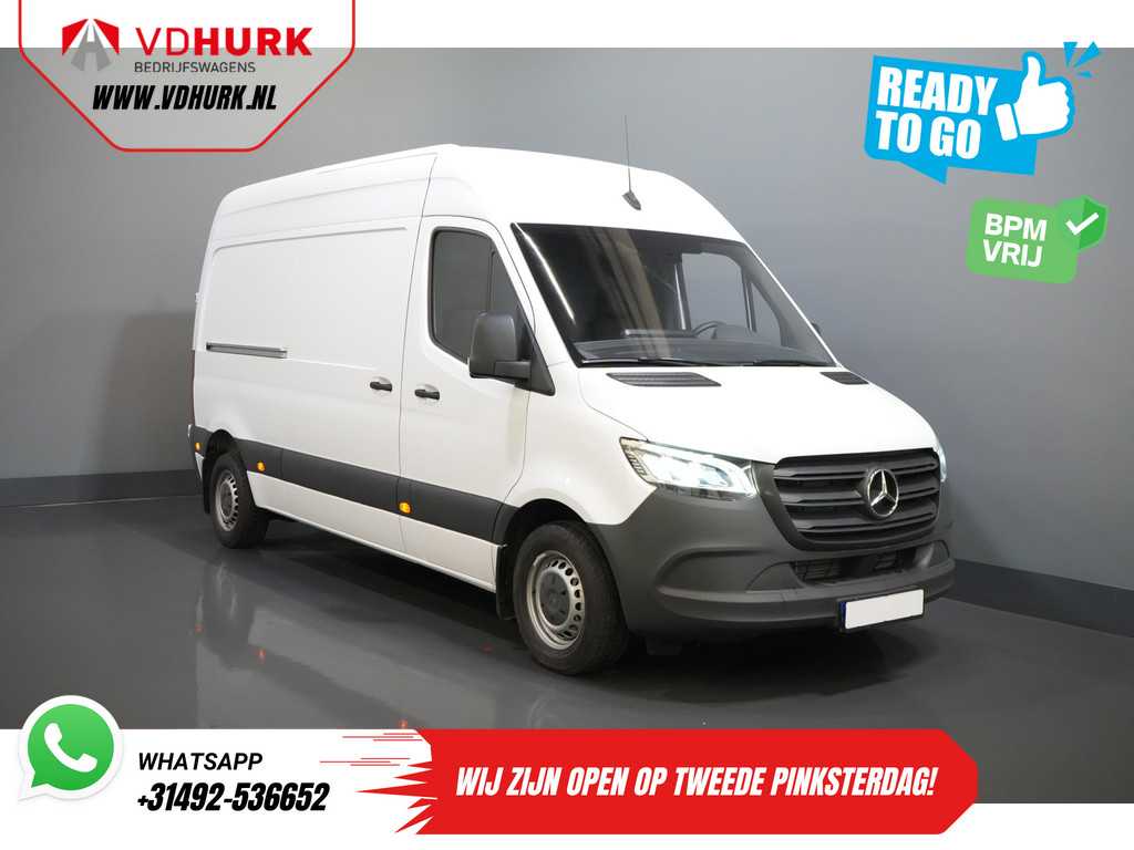 Mercedes-Benz Sprinter 211 Aut. L2H2 BPM VRIJ/ LED/ Standkachel/ Stoelverw./ Carplay/ Cruise/ Camera