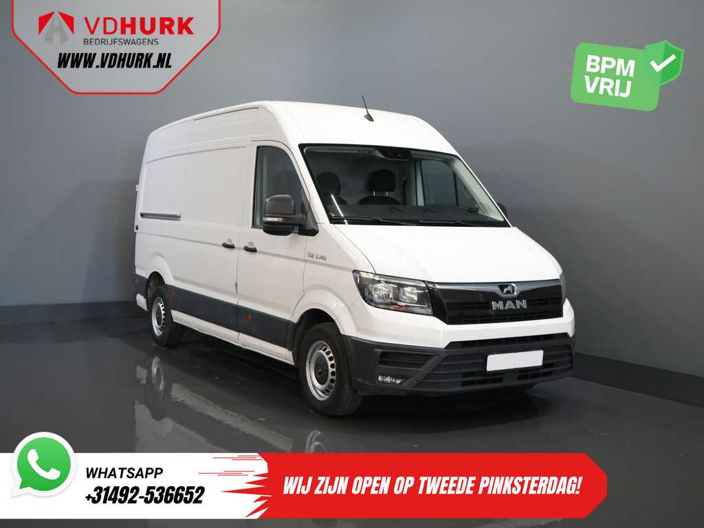 Man TGE 3.140 140 pk 2.0 TDI DSG Aut. L3H3 EXPORT ONLY 270Gr.Deuren/ Gev.Stoel/ Navi/ Carplay/ Camera/ Cruise/ Trekhaak/ Airco