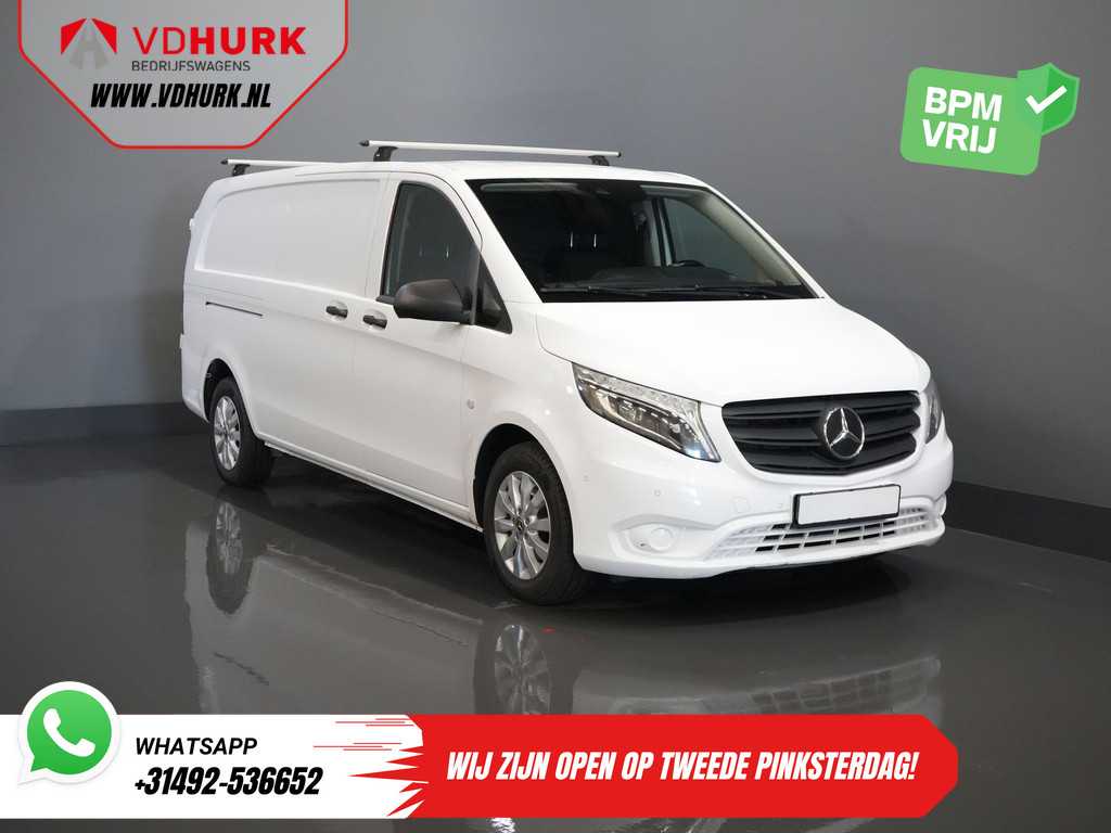 Mercedes-Benz Vito 116 CDI Aut. L3 BPM VRIJ! LED/ Carplay/ Standkachel/ LMV/ Cruise/ Camera/ PDC/ Trekhaak