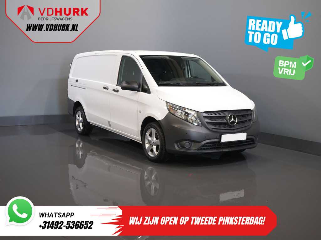 Mercedes-Benz Vito 114 CDI L2 BPM VRIJ! 270gr. Deuren/ Stoelverw./ Navi/ Carplay/ PDC/ Cruise/ Airco