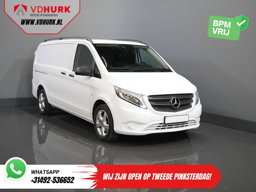 Mercedes-Benz Vito 119 CDI Aut. L3 EXPORT ONLY LED/ Standkachel/ Stoelverw./ Navi/ PDC/ Camera/ Trekhaak