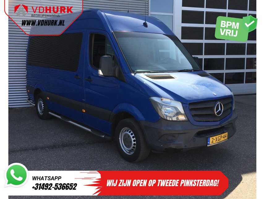 Mercedes-Benz Sprinter 213 2.2 CDI Aut. L2H2 €11.979 Incl. BTW, BPM Vrij EXPORT ONLY Rijdt Goed/ Combi/ 9 Persoons/ Kombi/ 9P/ Airco