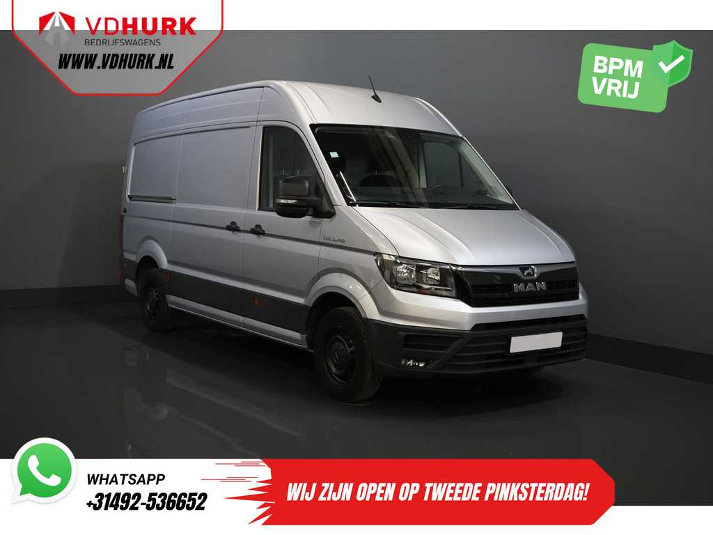 MAN TGE 35 2.0 140 pk DSG Aut. L3H3 Laadklep/ 270Gr. deuren/ Gev.stoel/ Carplay/ Camera/ Cruise