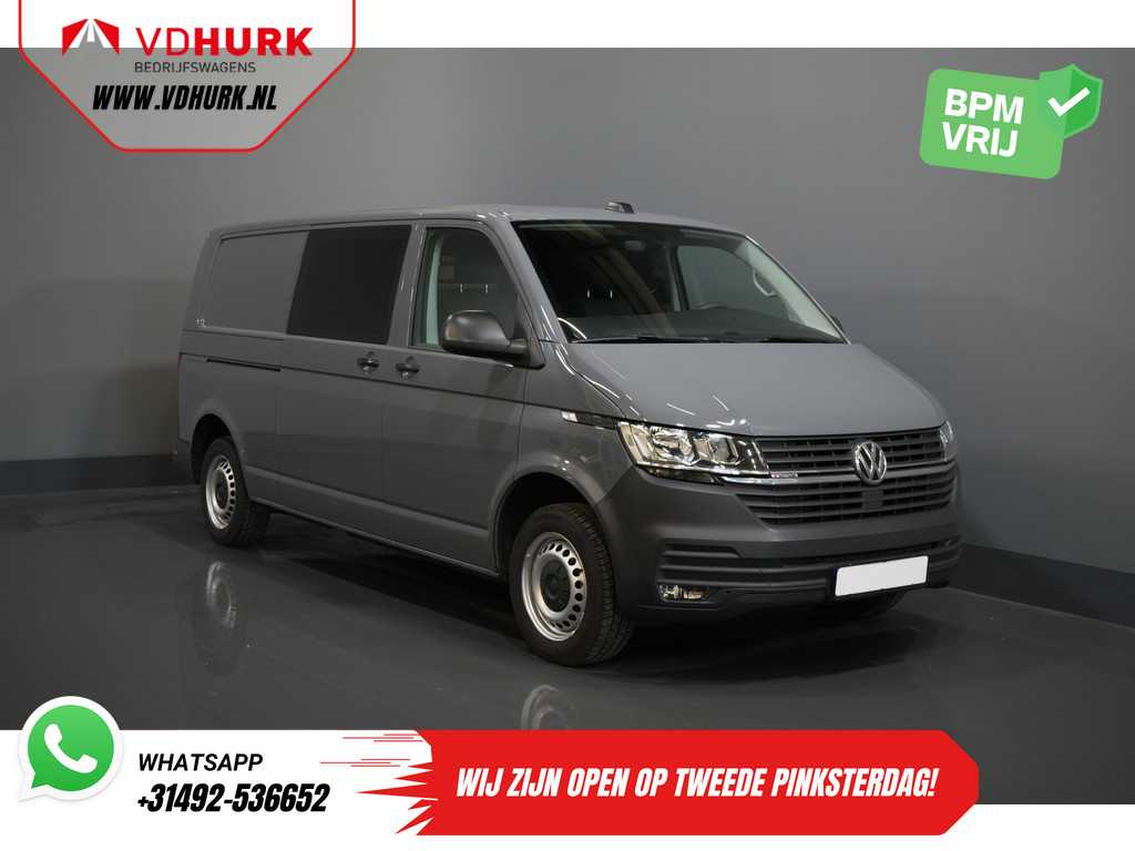 Volkswagen Transporter T6.1 2.0 TDI 150 Pk DSG Aut. L2 BPM VRIJ! DC Dubbel Cabine 4Motion/ Carplay/ Camera/ PDC/ Cruise/ Airco
