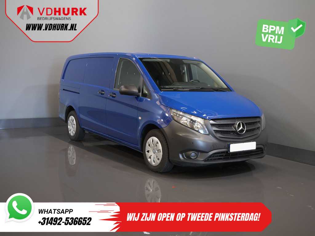 Mercedes-Benz Vito 114 CDI Aut. L2 BPM VRIJ! EUR 6 Climate/ Cruise/ Camera/ PDC V+A/ Omvormer/ NL Auto