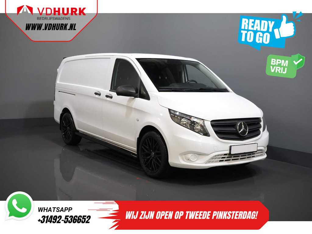 Mercedes-Benz Vito 114 CDI Aut. L2 BPM VRIJ! Ready2Go Adapt.Cruise/ 19"LMV/ Standkachel/ Stoelverw./ Inrichting/ Carplay/ Navi/ Camera/ Trekhaak