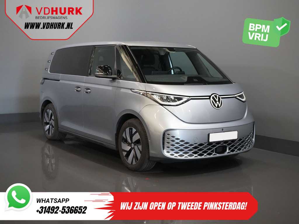 Volkswagen ID. Buzz 79 kWh 360km WLTP 2x Schuifdeur/ Snellader/ Stoelverw./ Keyless/ Carplay/  360 Camera/ PDC/ Climate/ Trekhaak