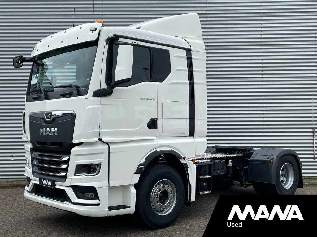 Man TGX 18.520 4x2 BL GN PTO Koelkast Standkachel Laag dak Camera