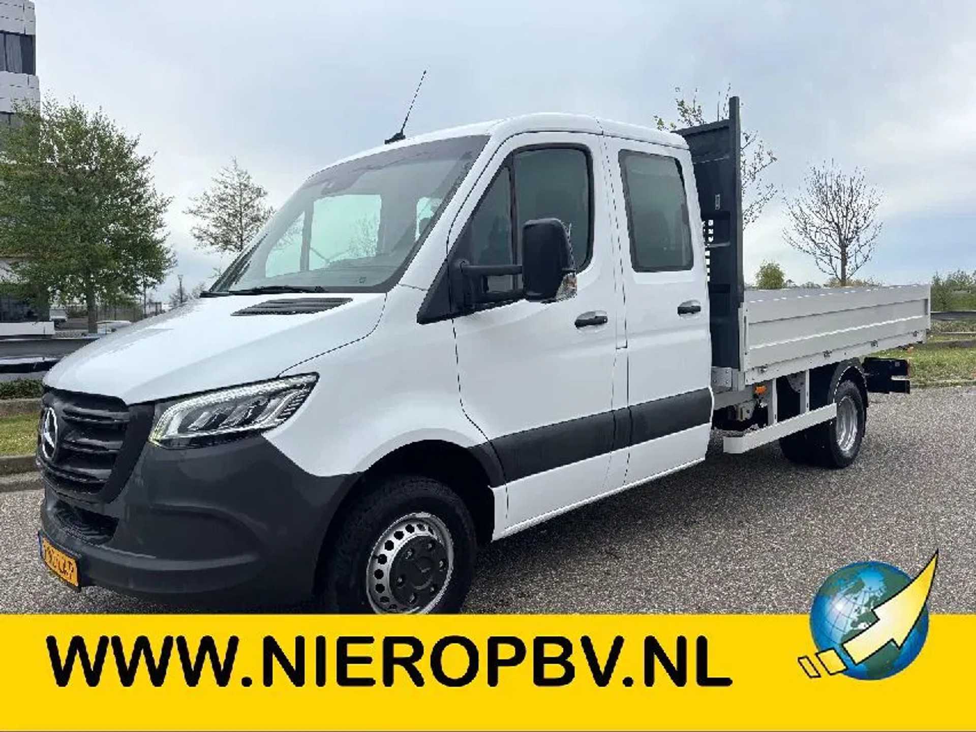Mercedes-Benz Sprinter 519CDI Dubbelcabine Openlaadbak Automaat Airco Navi Cruisecontrol nieuwe ongebruikte auto
