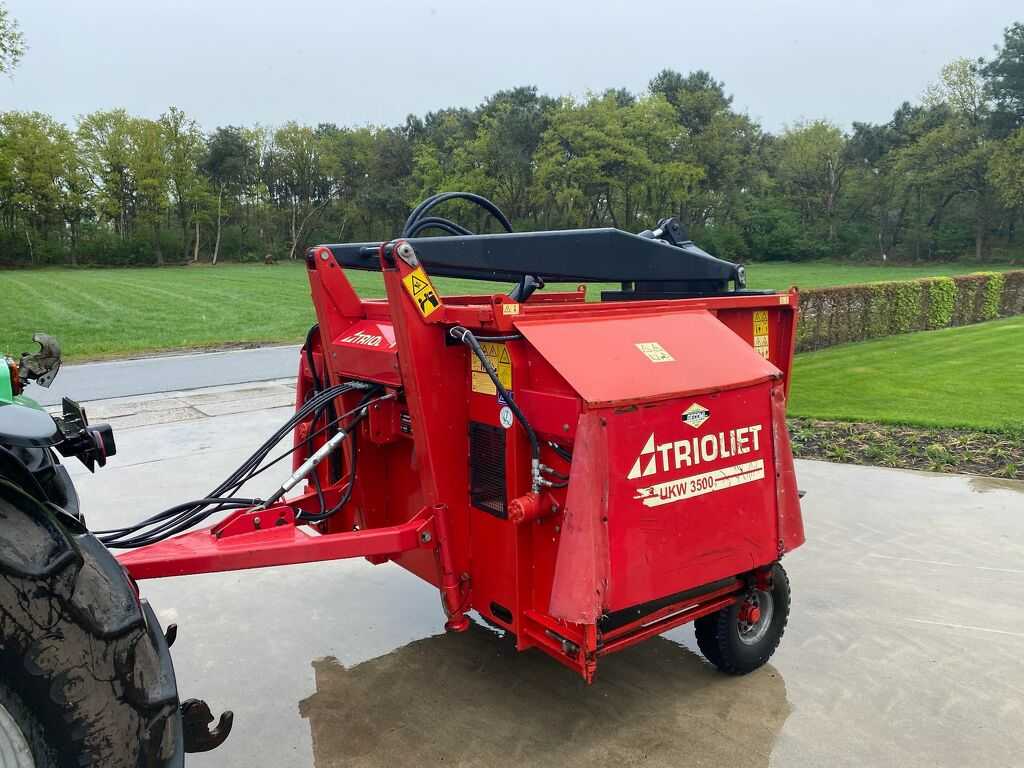 Trioliet ukw 3500 vast mes, goed werkend
