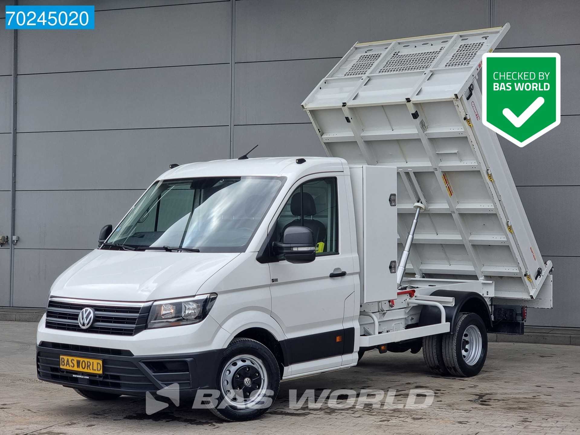 Volkswagen Crafter 177pk Kipper 3500kg trekhaak Airco Cruise Tipper Benne Kieper Airco Trekhaak Cruise control