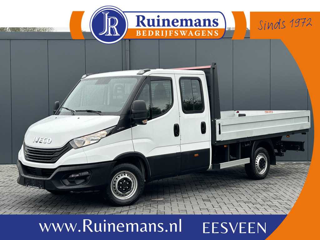 Iveco Daily 35S14 2.3 D / PICK UP MET LANGE BAK / 7 PERSOONS DUBBELE CABINE / 22.770 KM /  AIRCO / CRUISE / NAVI / 3.5 TONS TREKHAAK