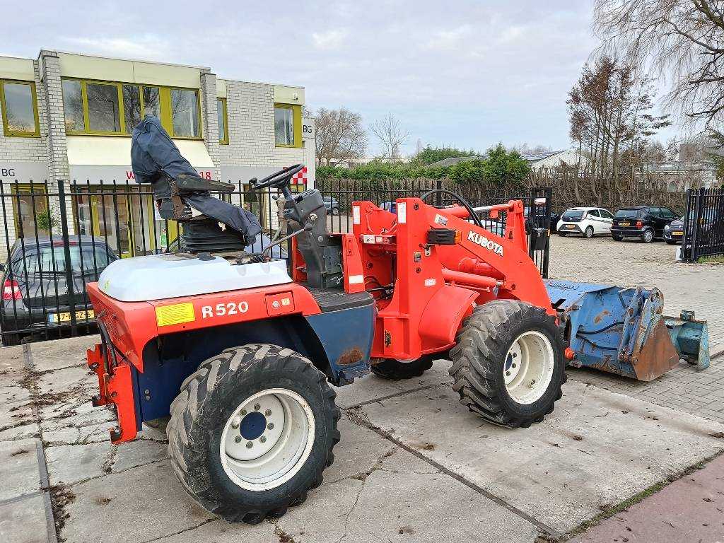 Kubota R 520 shovel wiellader loader lader met bak/vorken