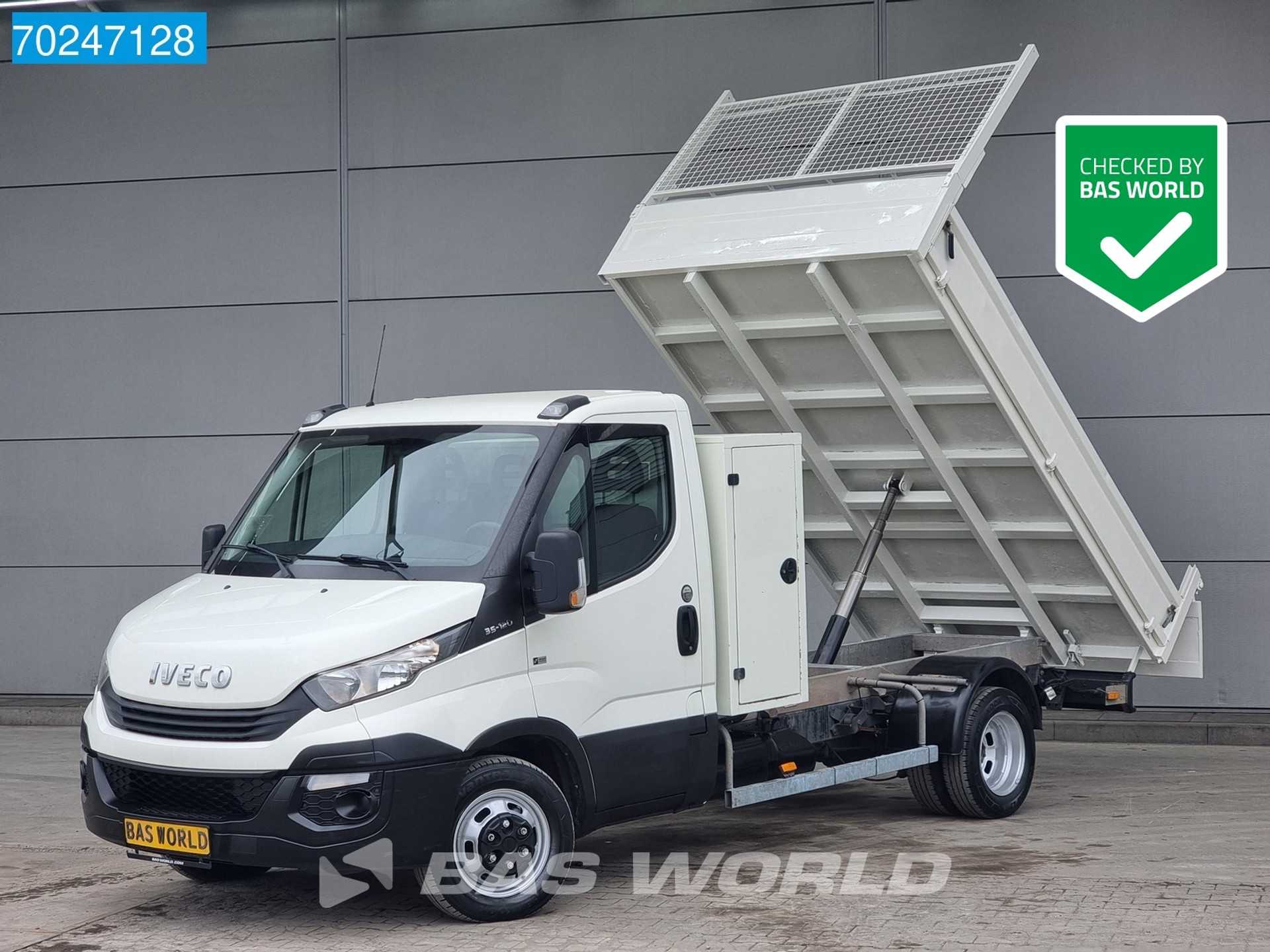 Iveco Daily 35C12 Carte Gris - Euro6 Kipper met kist 3500kg trekhaak Tipper Benne Trekhaak