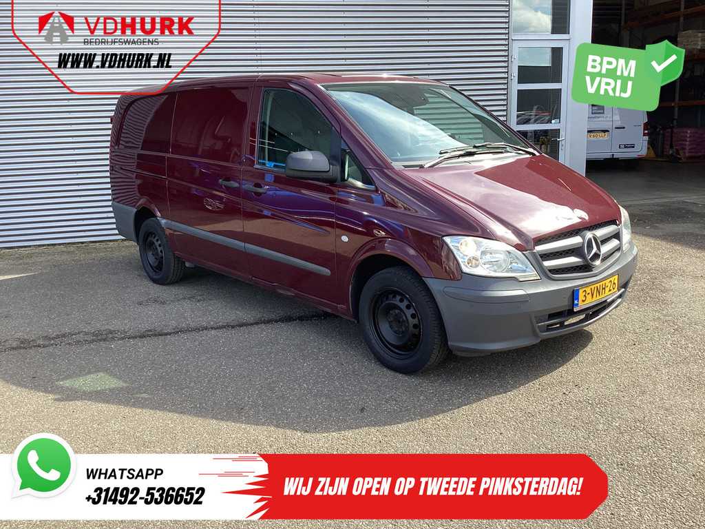 Mercedes-Benz Vito 113 CDI L2 EXPORT ONLY APK 2-2026/ PDC/ Cruise/ Trekhaak/ Airco