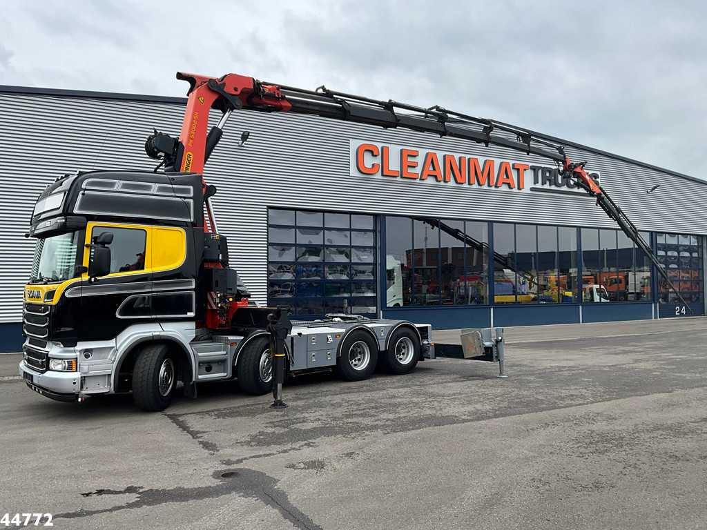 Scania R500 8x4 V8 Retarder Palfinger 53 Tonmeter laadkraan + Fly-Jib