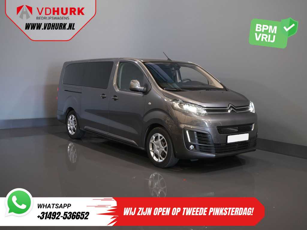 Citroën e-Jumpy SpaceTourer 50 kWh Aut. L3 220 km WLTP  €32.602,00 incl. BTW Snellader/ 2x Schuifdeur/ Xenon/ Stoelverw./ Navi/ Carplay/ Climate/ Camera/ PDC/ Combi/ Kombi/ 8pers/ 8 Persoons