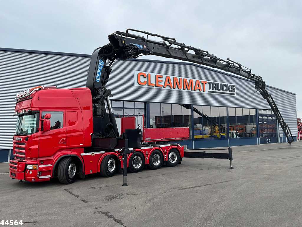 Scania R 620 10x4 V8 Retarder Effer 175 Tonmeter laadkraan + Fly-Jib Just 170.527 km!