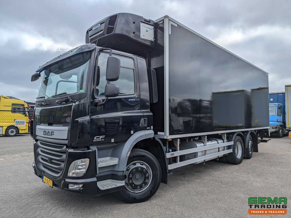 DAF CF 290 FAN 6x2/4 Daycab Euro6C - Koel-VriesBak 7.9m + Carrier Supra 1150MT + Laadklep 2000kg - 07/2025APK