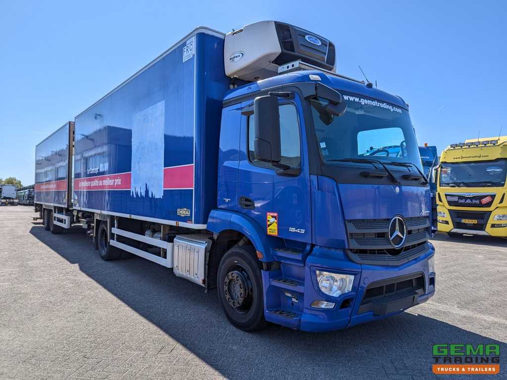 Mercedes-Benz Antos 1843 4x2 Dagcab Euro6 - Chereau Koel-Vriescombinatie- Carrier Supra - Doorlaadsysteem - Laadklep 2000KG