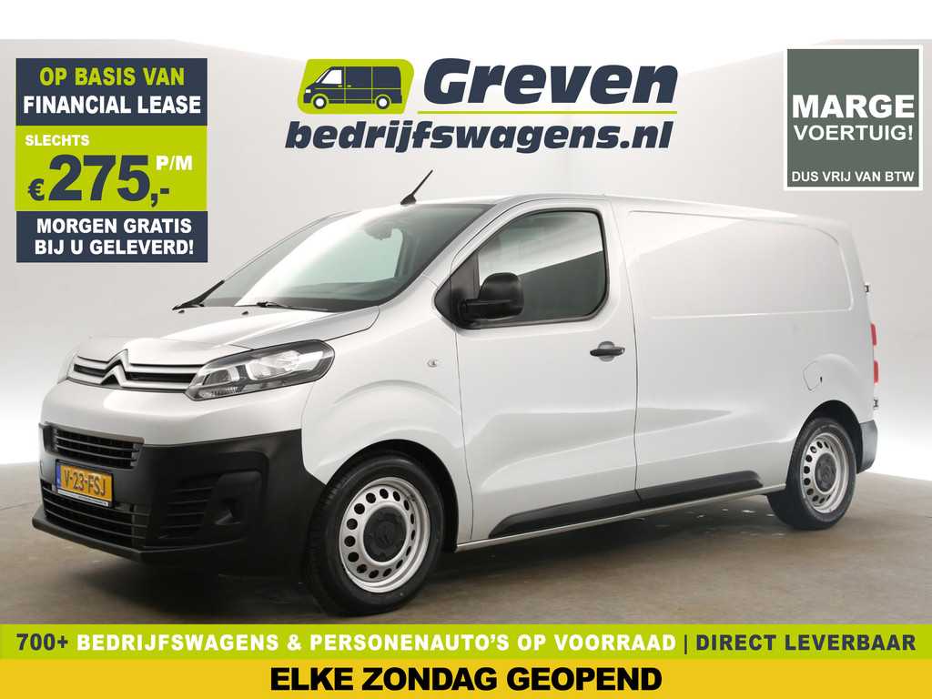 Citroën Jumpy 1.6 BlueHDI  L2H1 | MARGE! | Airco Cruise Carplay Navigatie Parkeersensoren Elektrpakket