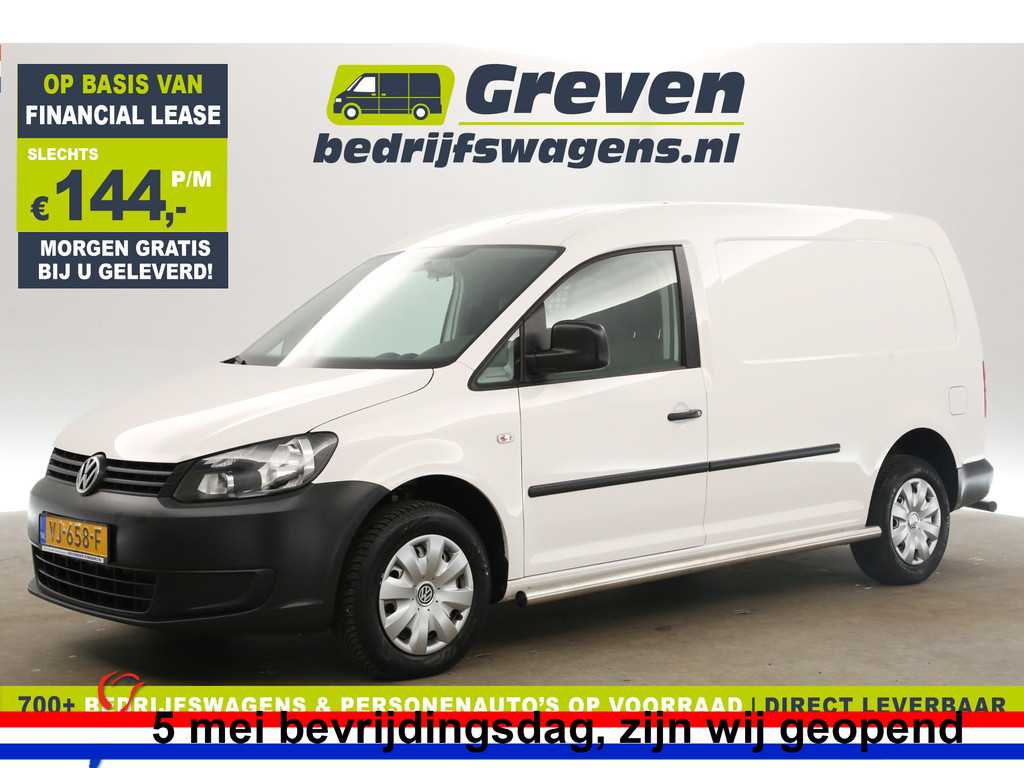 Volkswagen Caddy Maxi 1.6 TDI L2H1 Airco Bluetooth Parkeersensoren Elektrpakket Schuifdeur