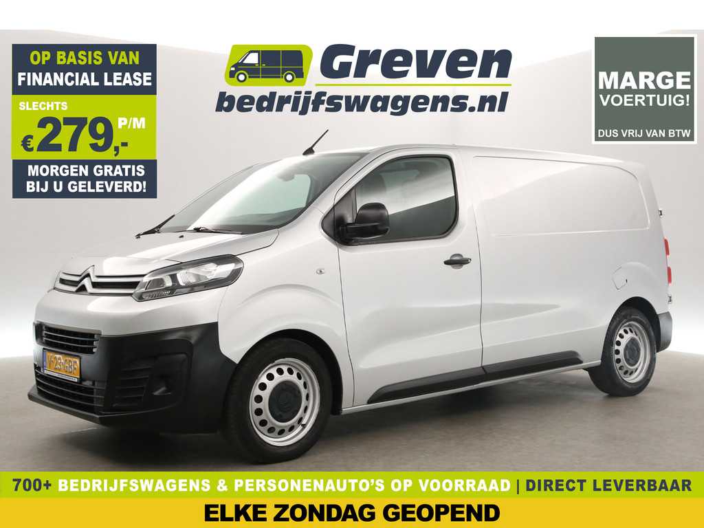 Citroën Jumpy 1.6 BlueHDI L2H1 Marge Airco Cruise Carplay Navigatie PDC Elektrpakket