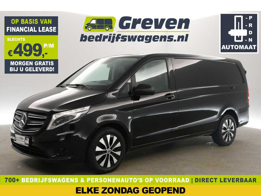 Mercedes-Benz Vito 119 CDI Lang 191PK Automaat Clima Camera Cruise LED Navi Leder 3 Persoons PDC 17"LMV Trekhaak