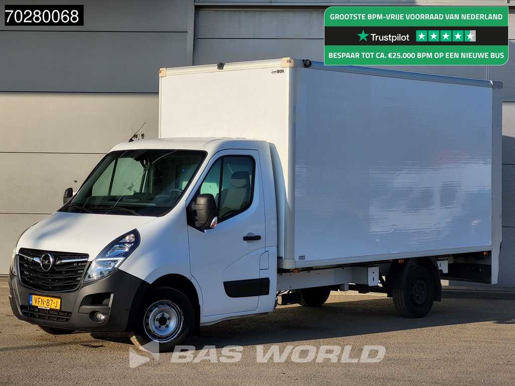 Opel Movano 150PK Laadklep Bakwagen Zijdeur Navi Airco Camera Euro6 Meubelbak Koffer 20m3 Airco Cruise control