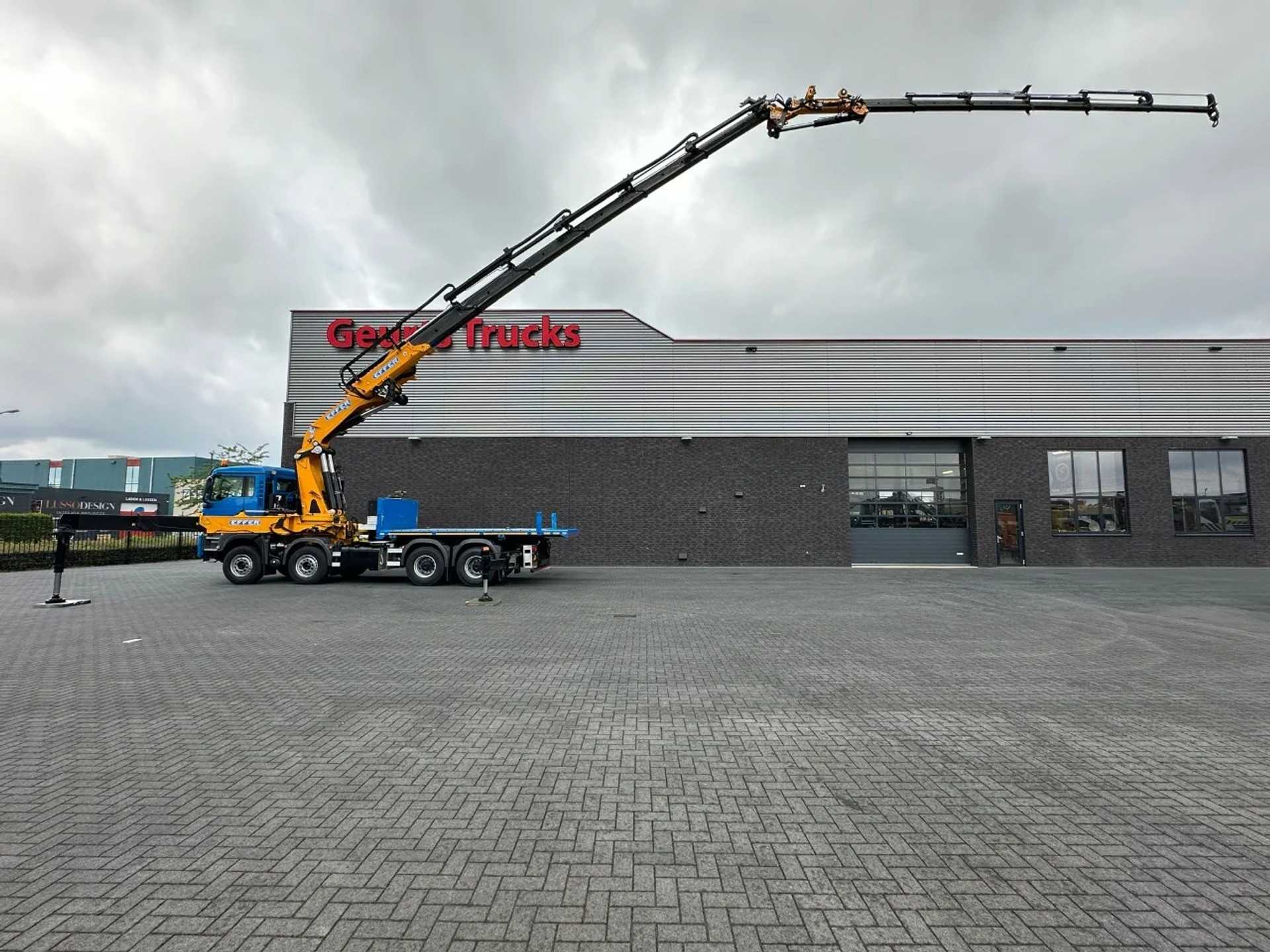 MAN TGS 41.480 8X4 TREKKER-BAKWAGEN COMBI + EFFER 955/6S + JIB 6S HD KRAAN/KRAN/CRANE/GRUA