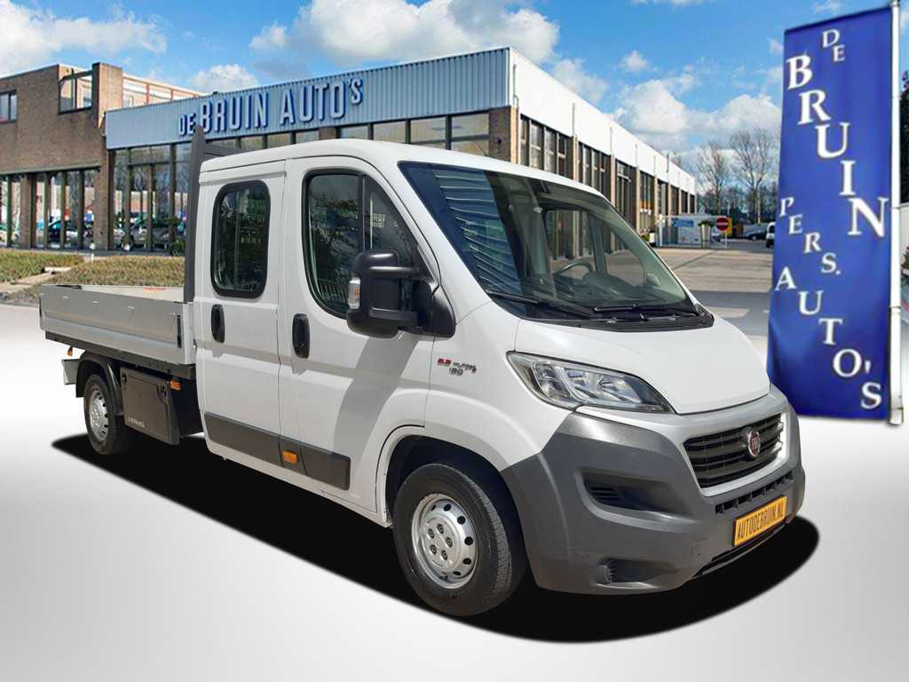 Peugeot Boxer / Fiat Ducato 131Pk L4 DC 7-pers. Dubbelcabine  Airco Trekhaak 2500 Kg Laadbak 2.90 lang
