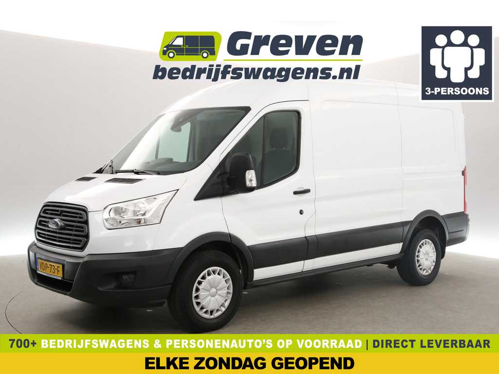 Ford Transit 330 2.2 TDCI L2H2 | APK tot 02-2026 | Airco Cruise 2800KG Trekgew. Trekhaak 3 Persoons PDC