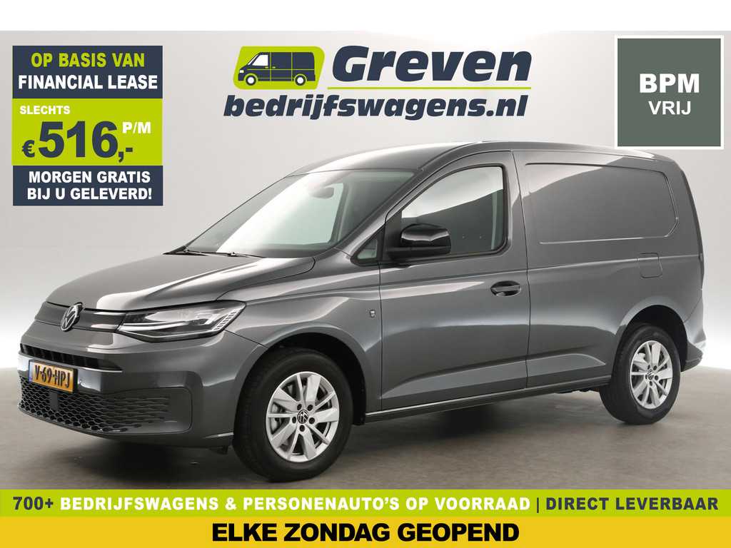 Volkswagen Caddy Cargo 2.0 TDI Style L1H1 | NIEUW | BPM Vrij | Automaat DSG Airco Camera Cruise Carplay LED Navi 16"LMV PDC