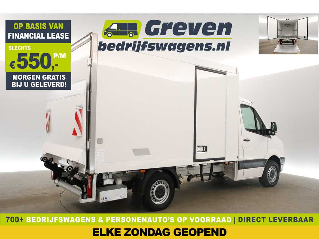 Volkswagen Crafter 35 2.0 TDI L3.40m Koelwagen | Nachtkoeling | Zijdeur | Laadklep | Bakwagen | Koelauto Cruise 3 Persoons Laadbak