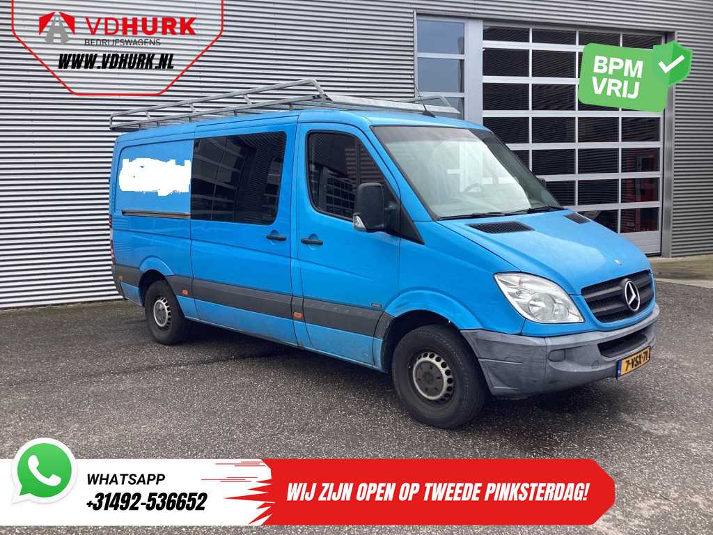 Mercedes-Benz Sprinter 313 2.2 CDI Aut. L2 DC Dubbel Cabine EXPORT ONLY Airco/ 2.8t Trekverm./ Imperiaal & Trap