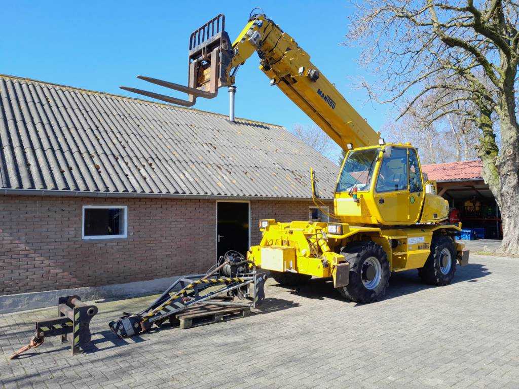 Manitou MRT 2150 M winch remote control jib