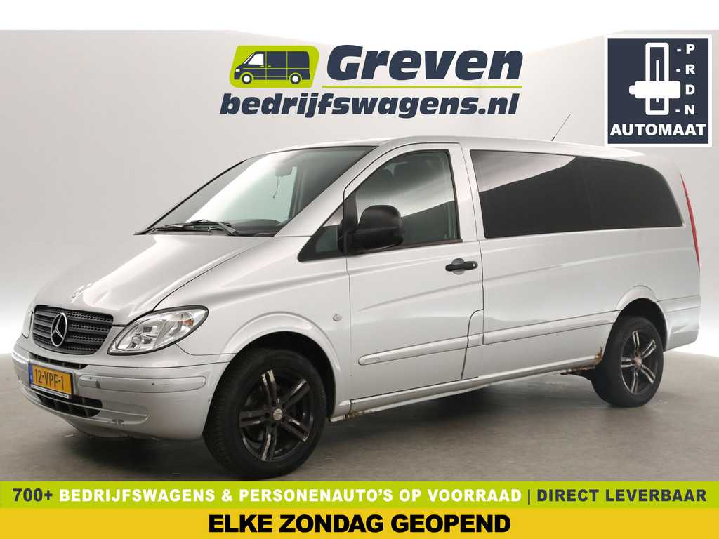 Mercedes-Benz Vito 120 CDI 320 Lang V6 204PK Automaat | MARGE! | Airco Trekhaak Parkeersensoren 17"LMV  3 Persoons Elektrpakket