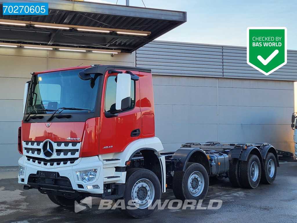Mercedes Arocs 4843 8X4 NEW chassis RHD! Steel suspension Automatic Euro 6
