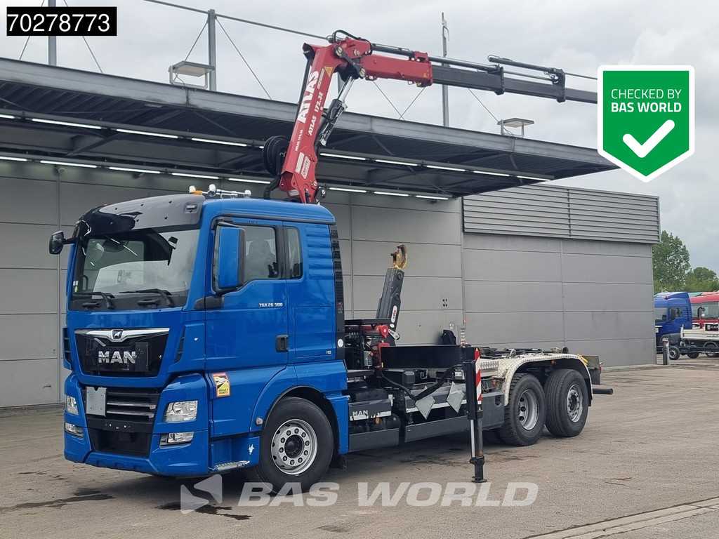 MAN TGX 26.500 6X2 Atlas 172.3E-A3 Crane Kran Hyva 20.51.SK Lift+lenkasche Euro 6