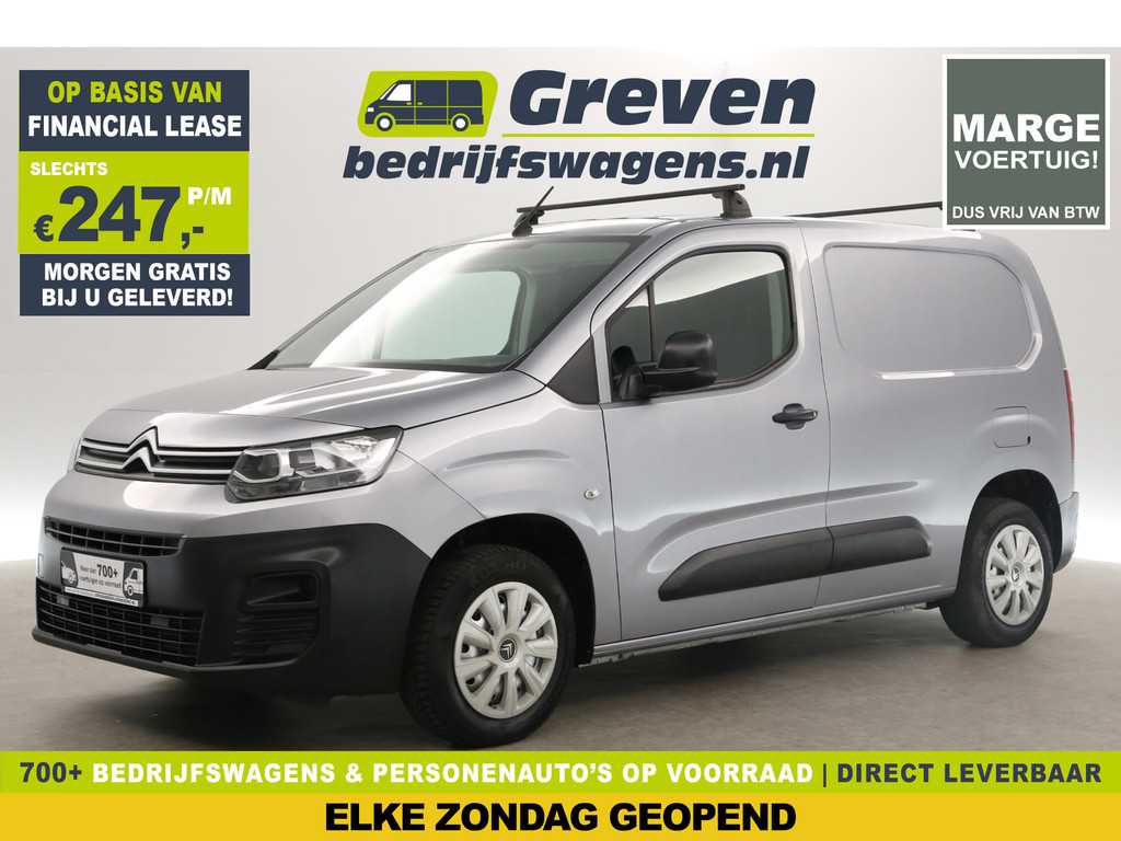 Citroën Berlingo 1.6 BlueHDI L1H1 | MARGE! | Airco Cruise 3 Persoons Elektrpakket Schuifdeur Trekhaak
